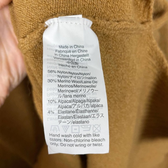 J Crew M Womens Colorblock Turtleneck Sweater - Picture 5 of 7